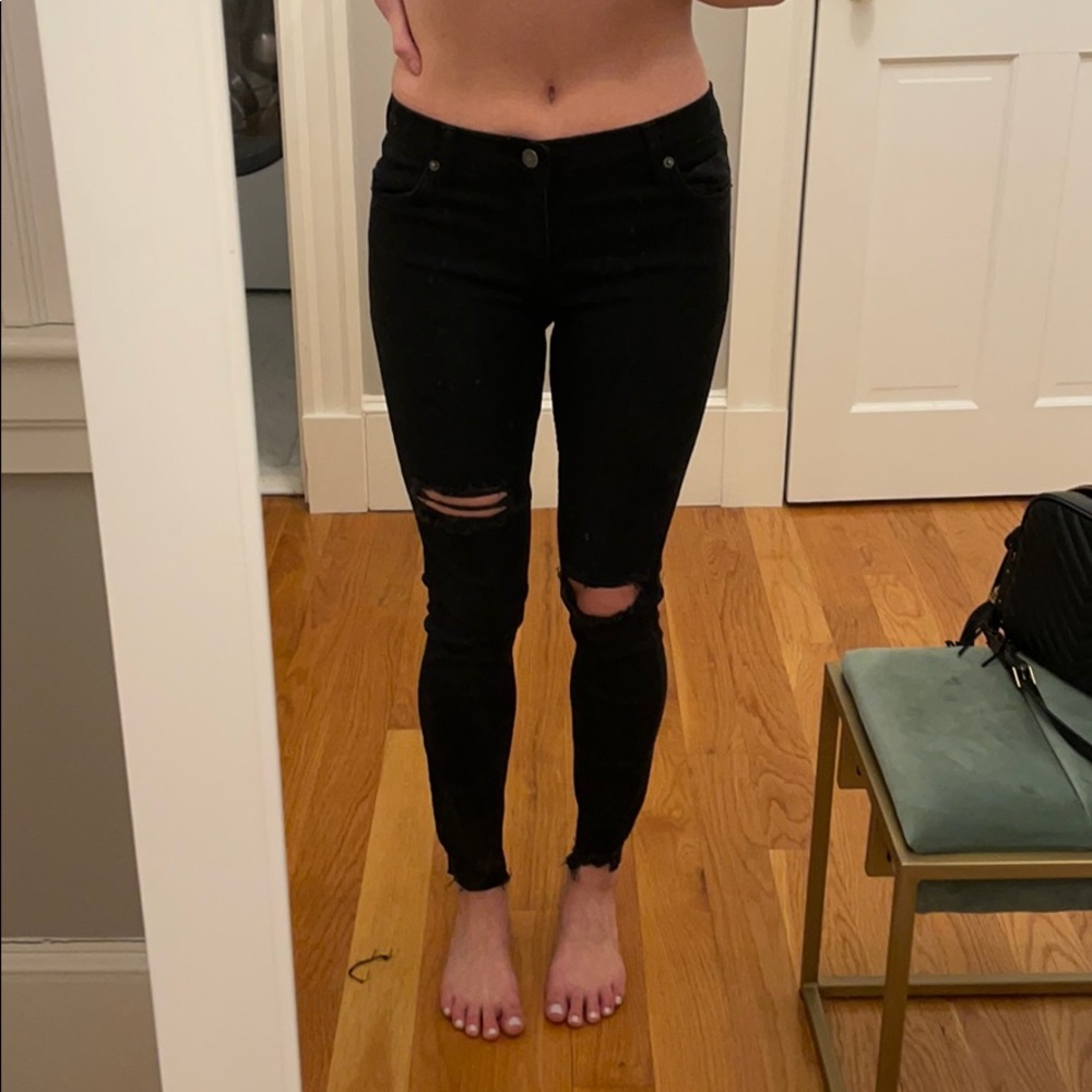 Black Free People Jeans